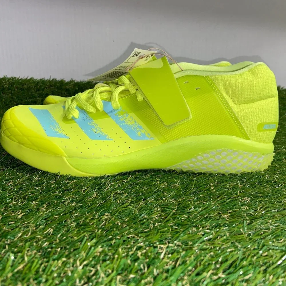 Adidas Adizero Javelin Track Spikes Solar Yellow FW2241 Men's Size 10 NEW